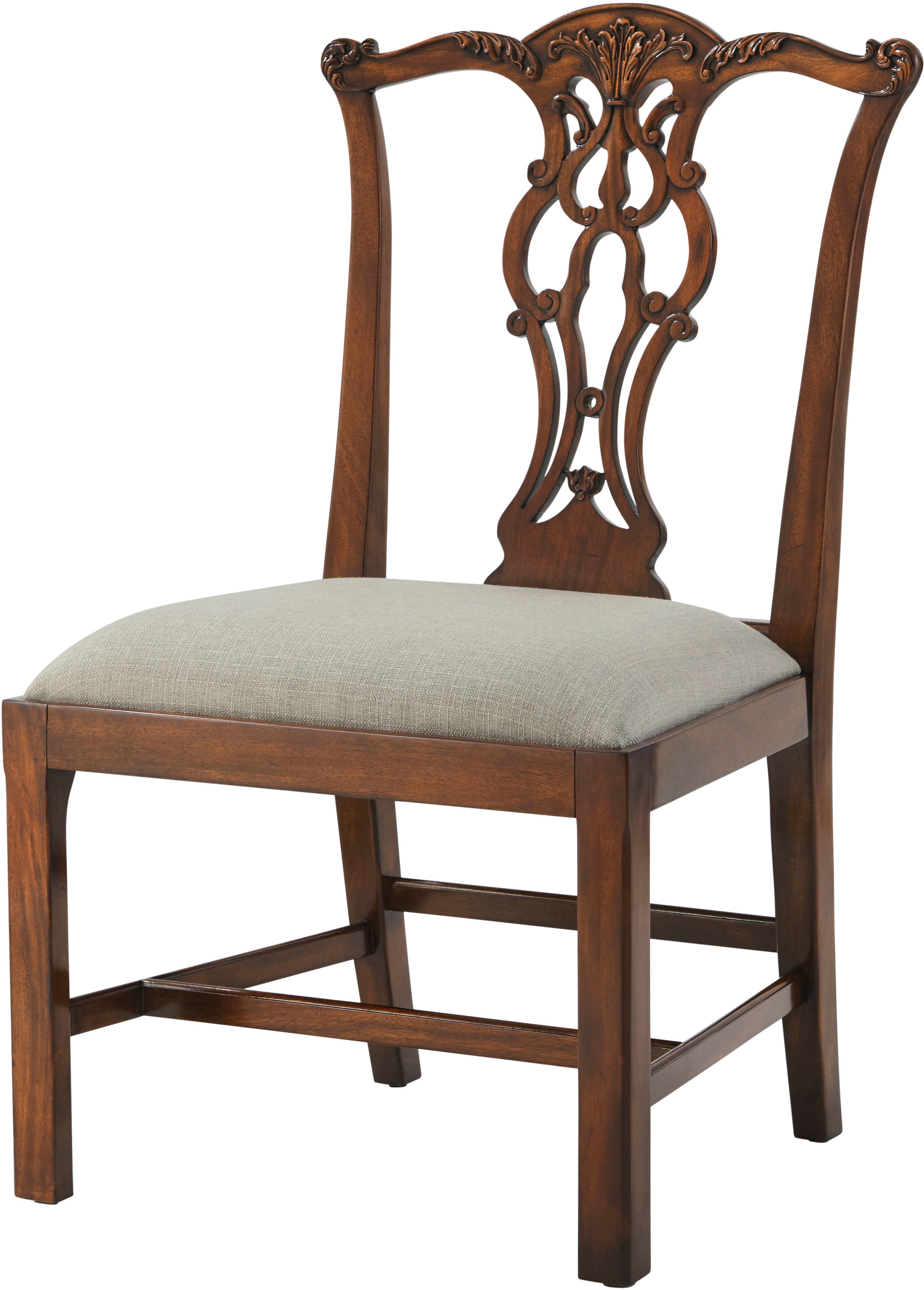 Penreath Chair in Mahogany - Theodore Alexander