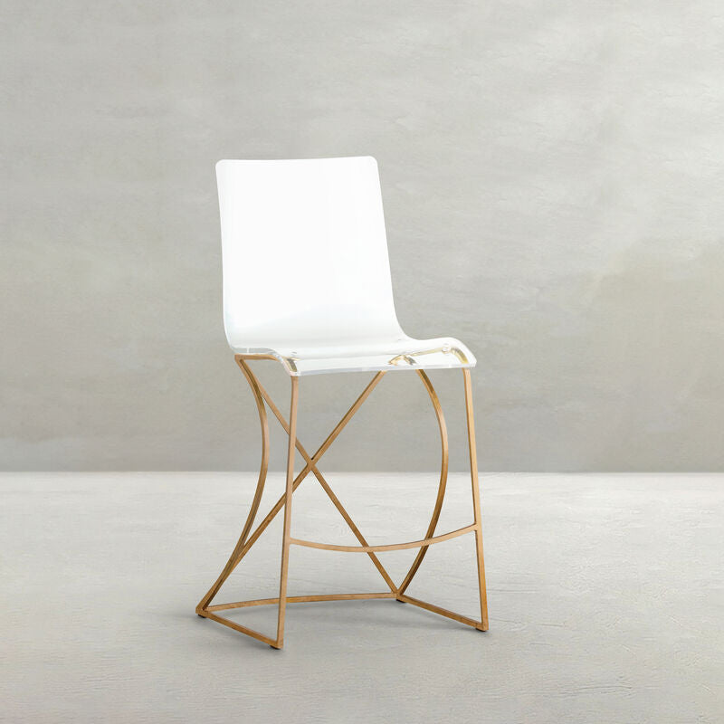 Johnson 24.75' Counter Height Stool - Silver