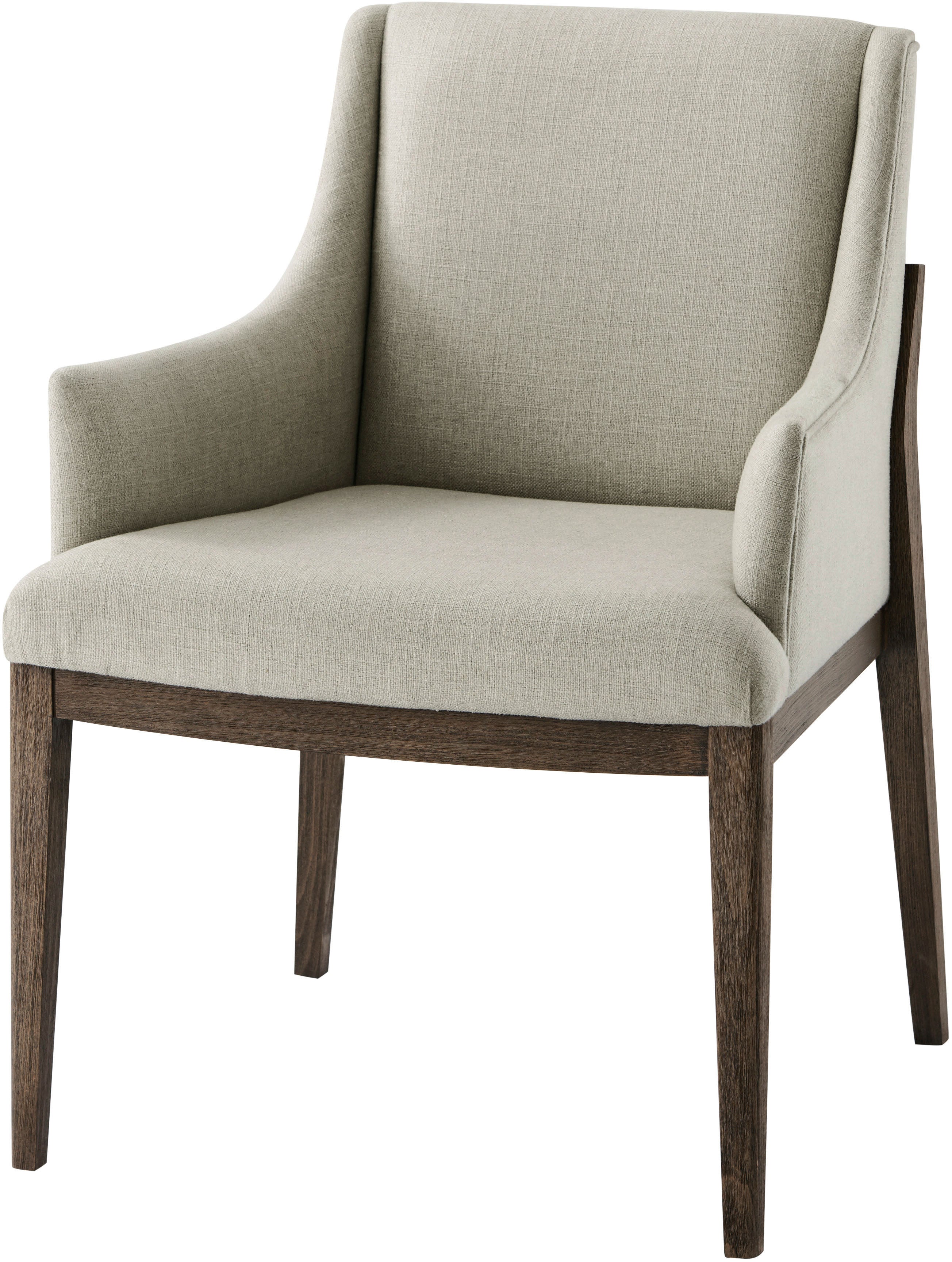 Valeria Dining Armchair in Beech - Theodore Alexander
