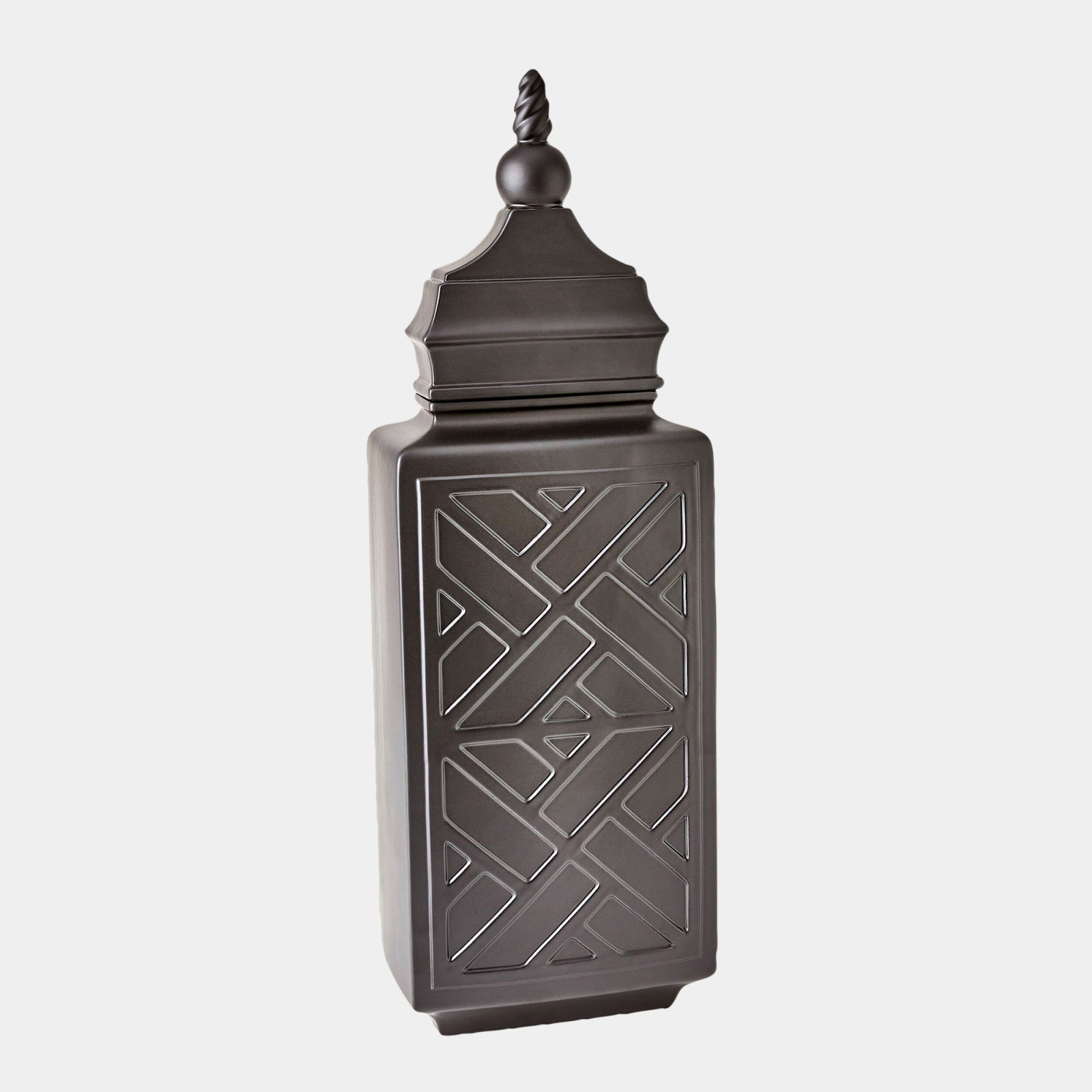 Jian Jar-Matte Black-Lg