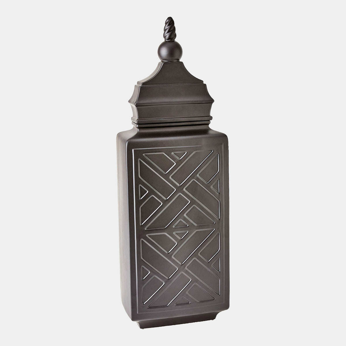 Jian Jar-Matte Black-Lg