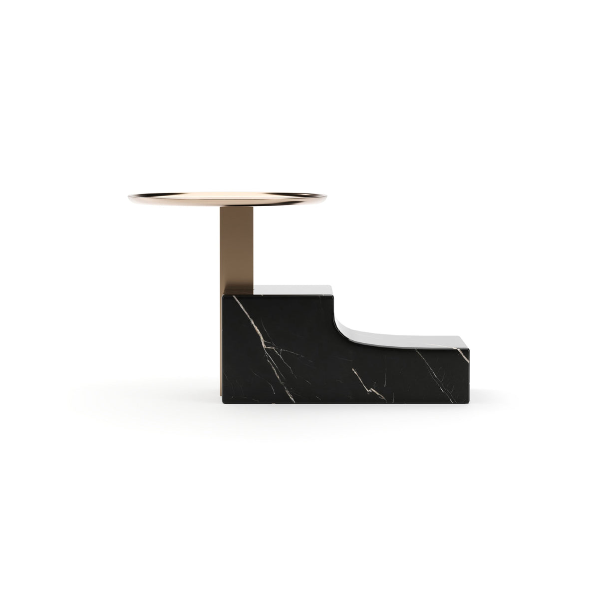 Overlap Nightstand Base Dark