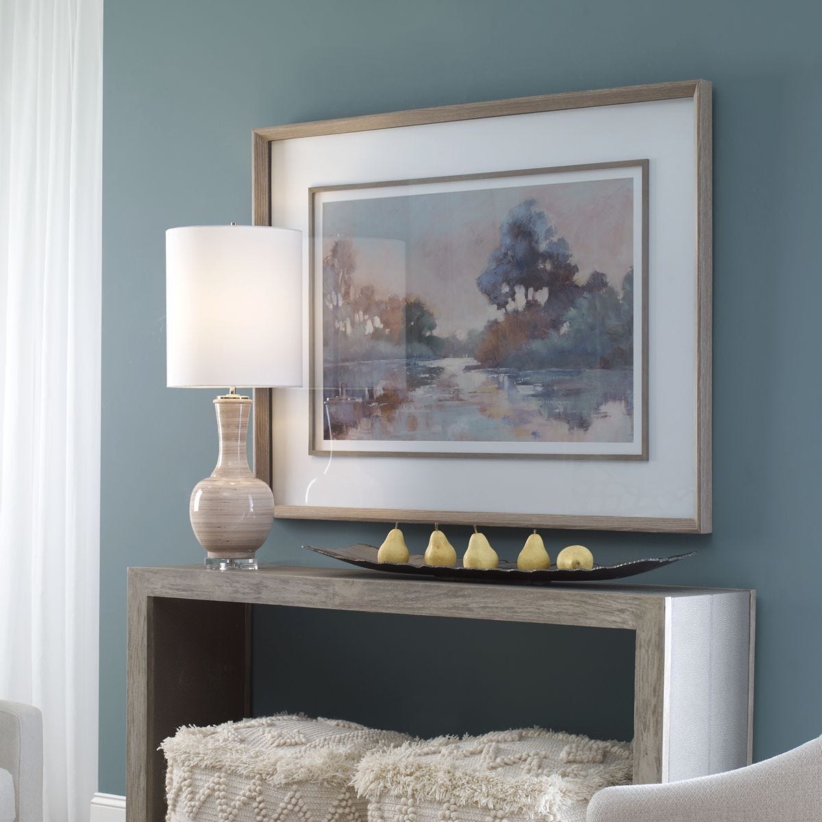 Morning Lake Framed Print – Art by Uttermost | Sutter & Vale