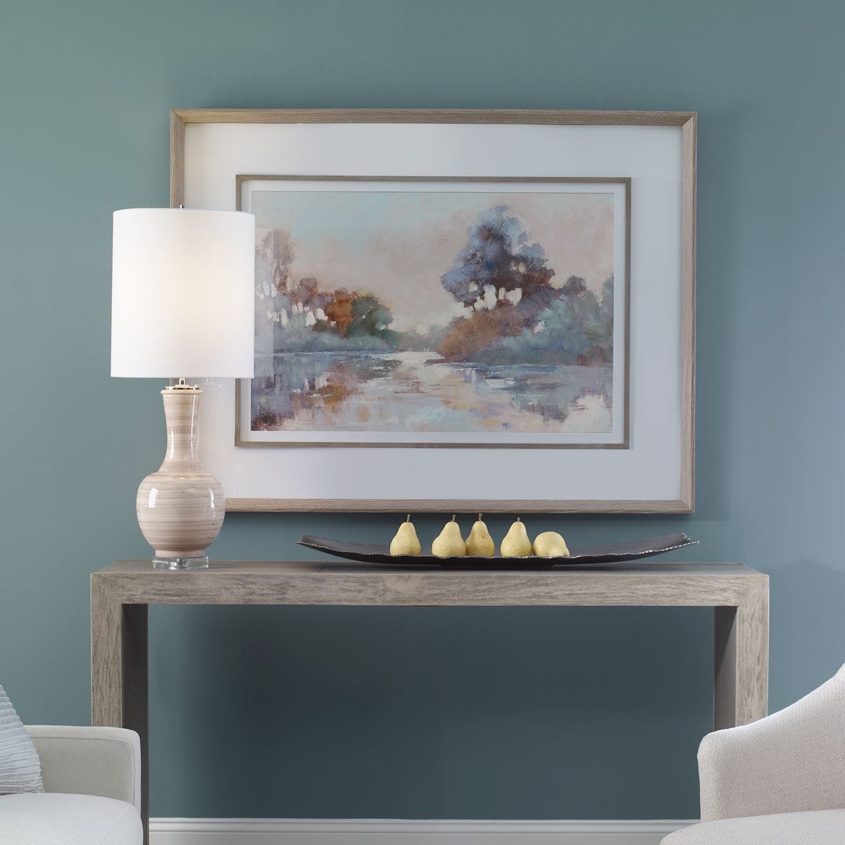 Morning Lake Framed Print – Art by Uttermost | Sutter & Vale