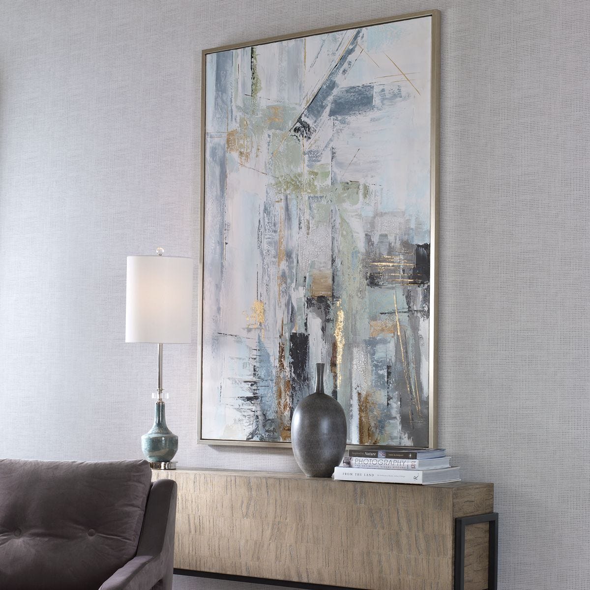 Natural Springs Hand Painted Canvas – Art by Uttermost | Sutter & Vale