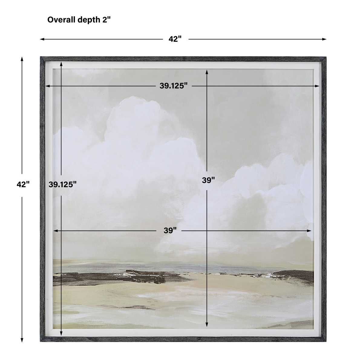 Soft Clouds Framed Print – Art by Uttermost | Sutter & Vale