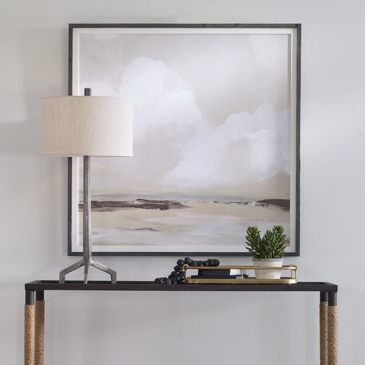 Soft Clouds Framed Print – Art by Uttermost | Sutter & Vale