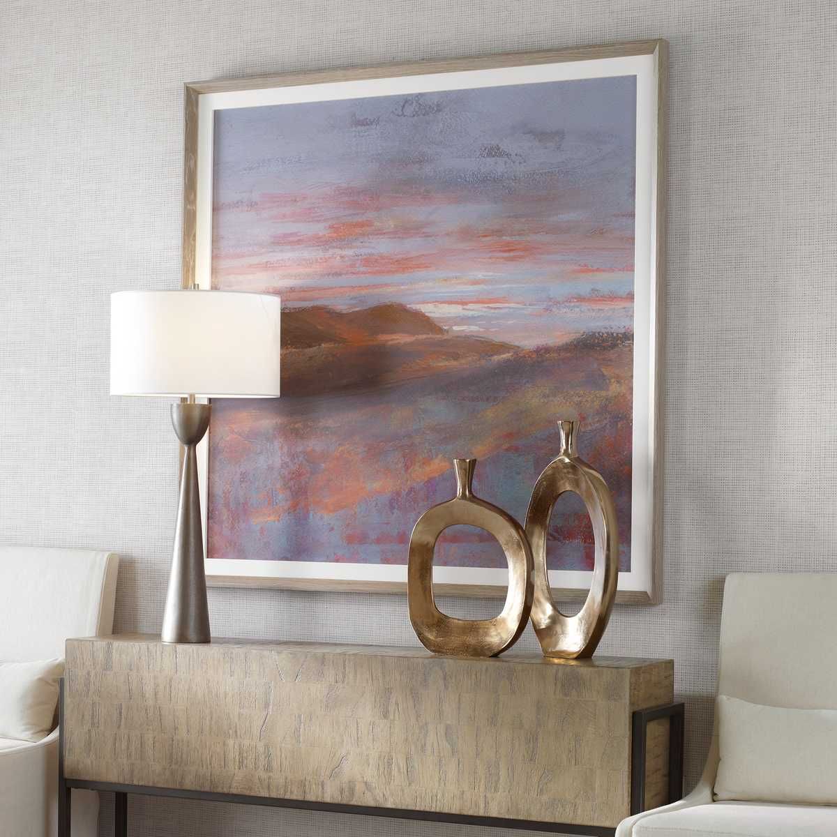 Dawn On The Hills Framed Print – Art by Uttermost | Sutter & Vale