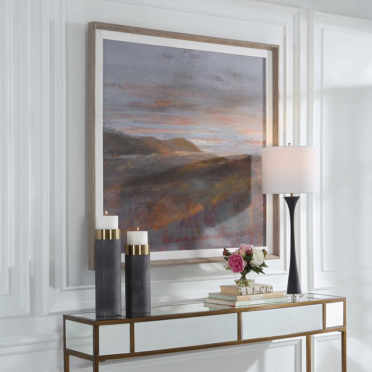 Dawn On The Hills Framed Print – Art by Uttermost | Sutter & Vale