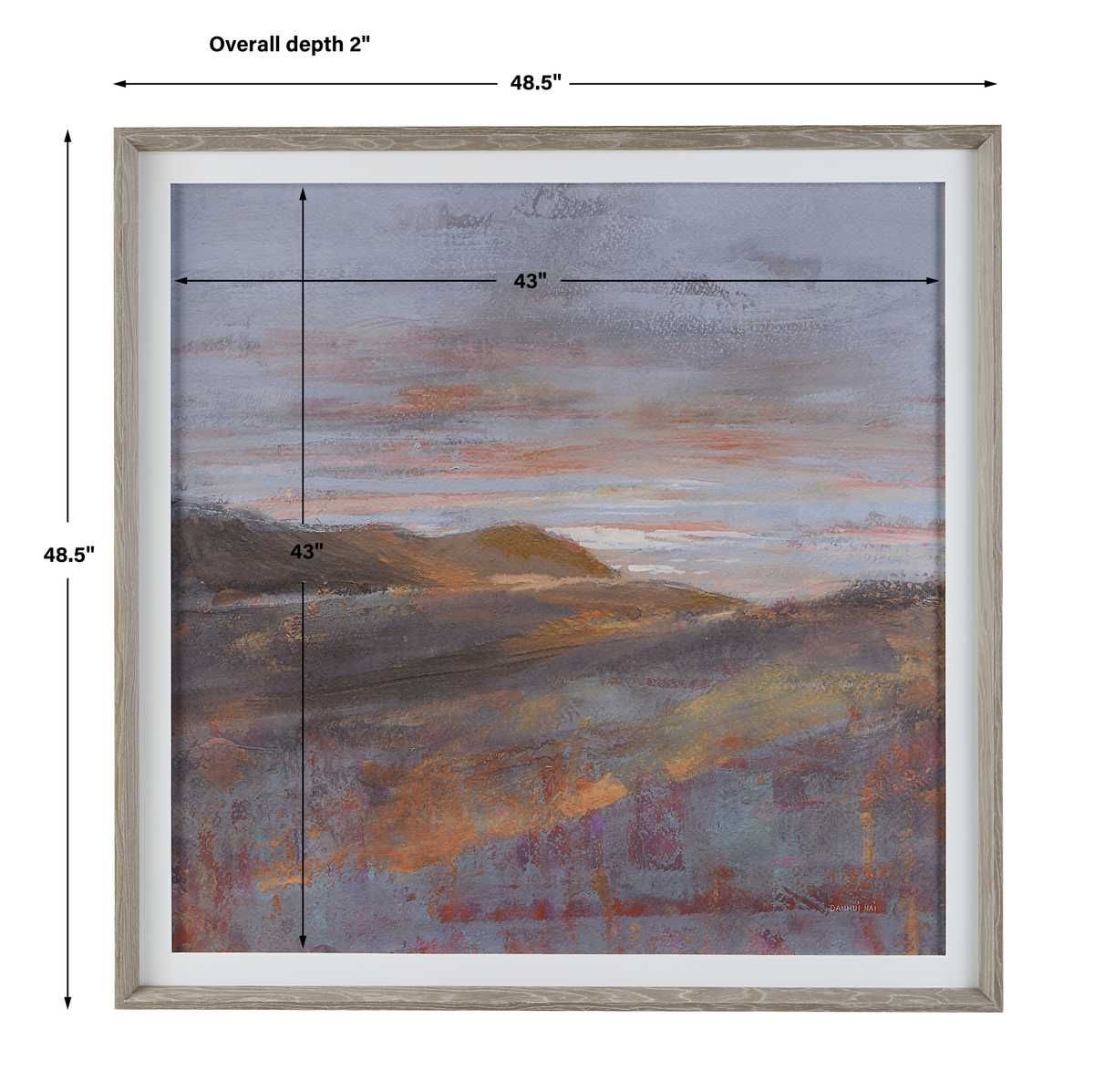Dawn On The Hills Framed Print – Art by Uttermost | Sutter & Vale