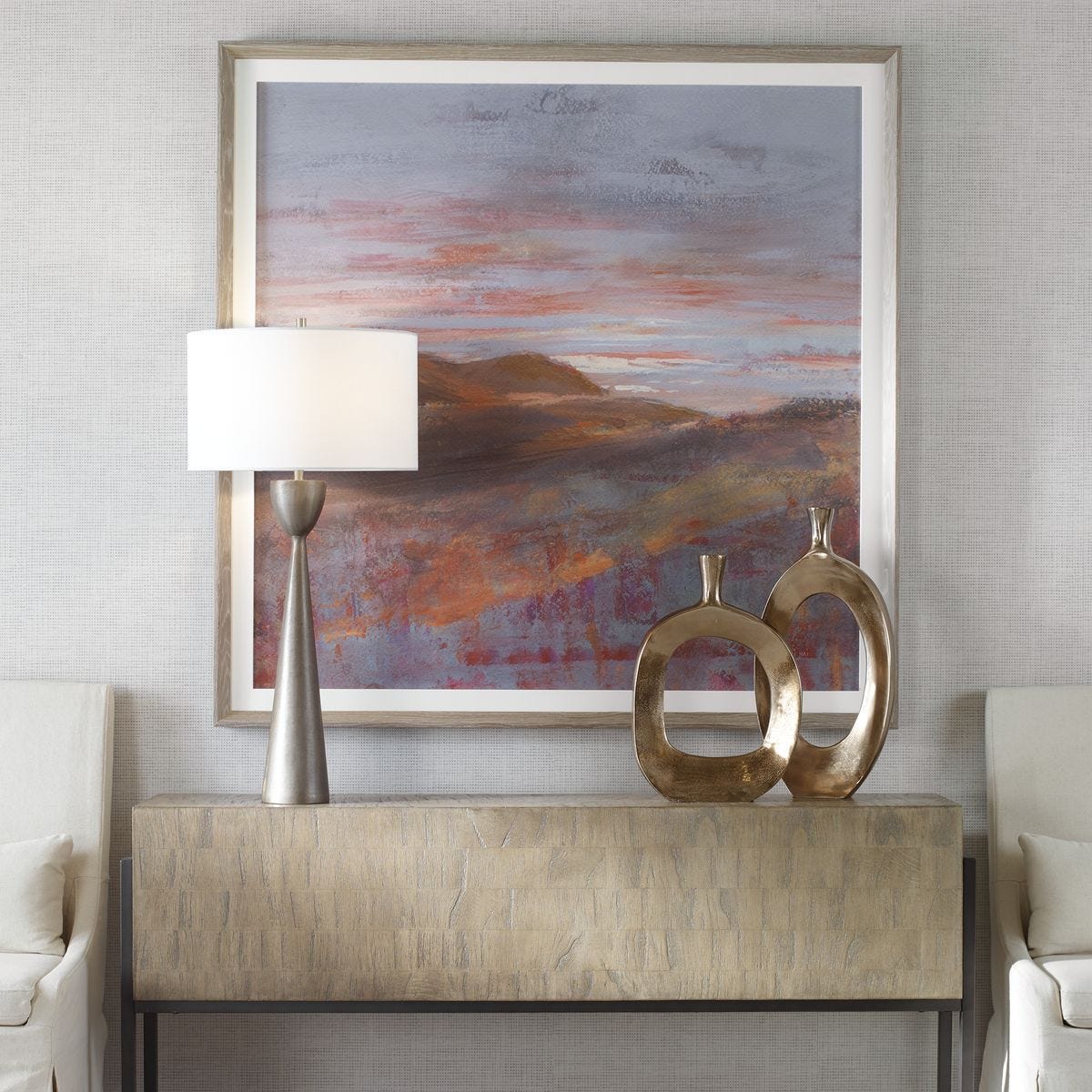 Dawn On The Hills Framed Print – Art by Uttermost | Sutter & Vale