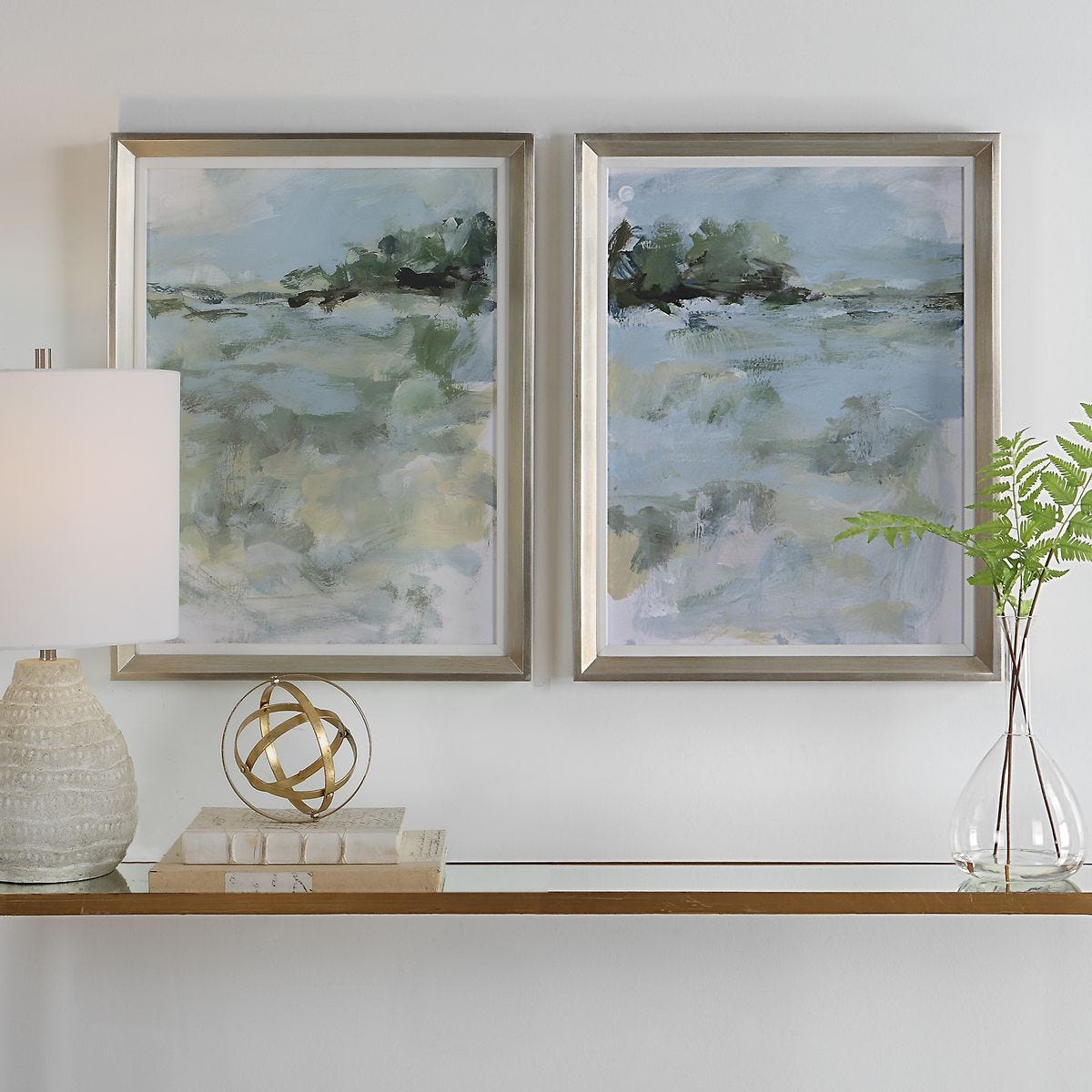 Far Away View Framed Prints, S/2 – Art by Uttermost | Sutter & Vale