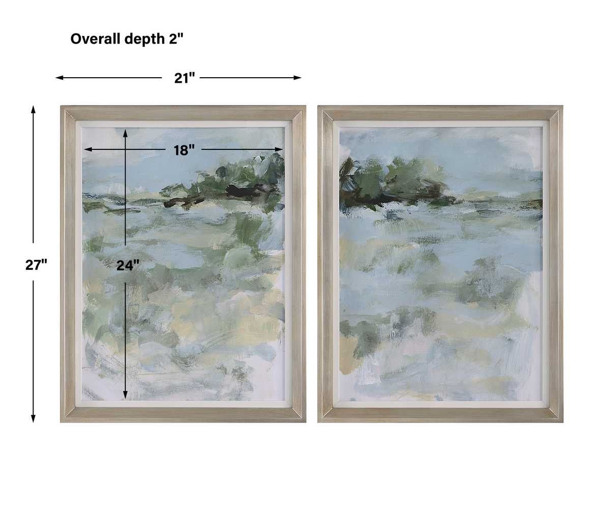 Far Away View Framed Prints, S/2 – Art by Uttermost | Sutter & Vale