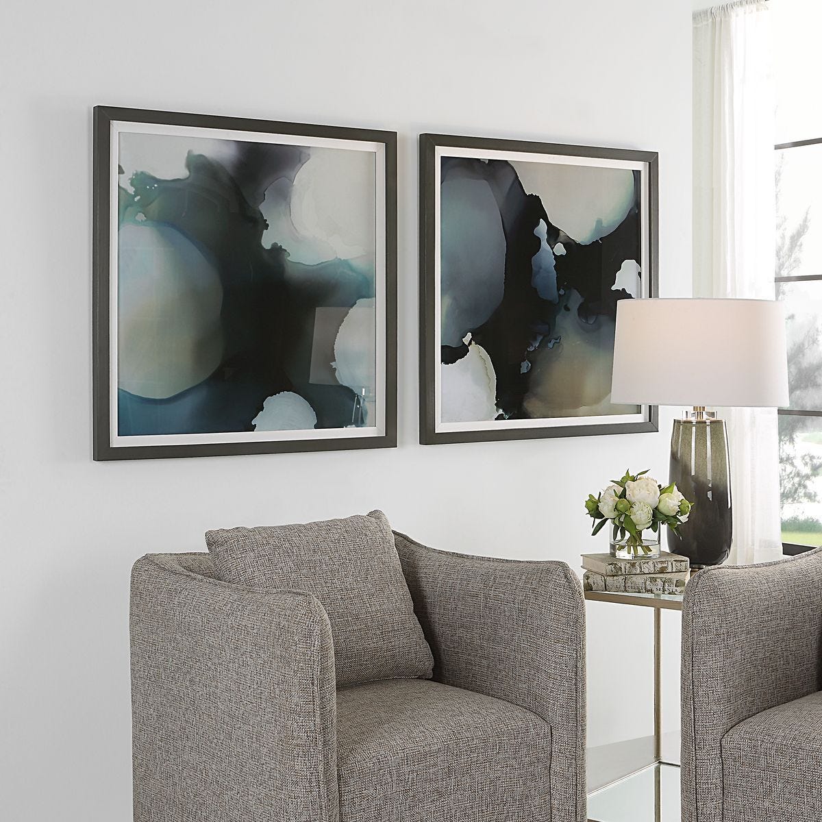 Telescopic Framed Prints, S/2 – Art by Uttermost | Sutter & Vale