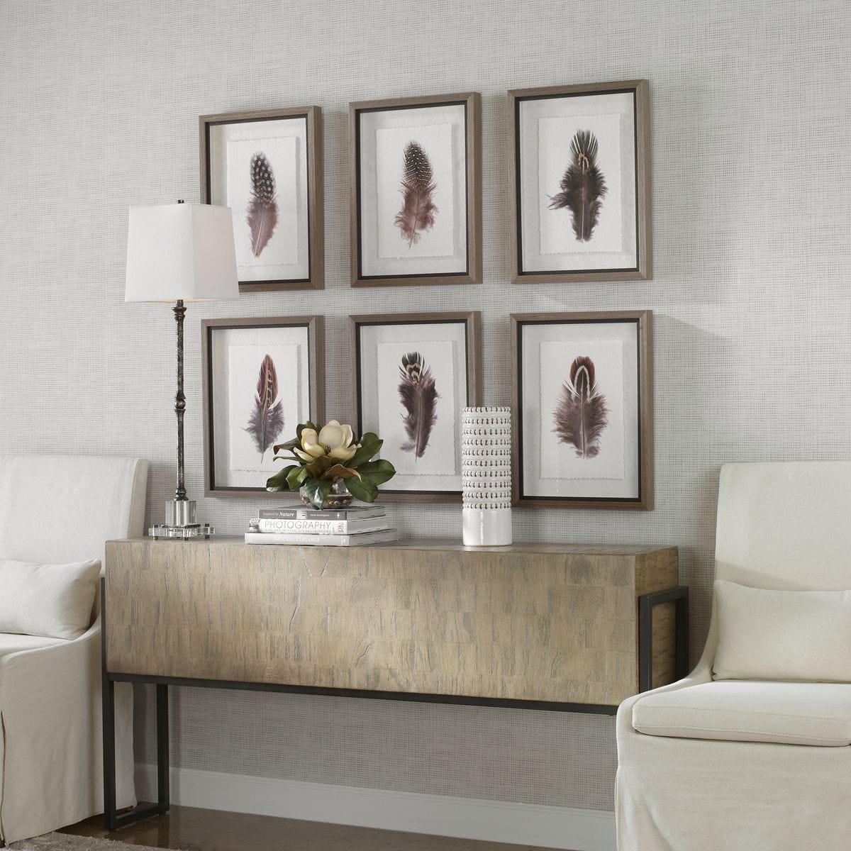 Birds of a Feather Framed Prints, S/6 – Art by Uttermost | Sutter & Vale