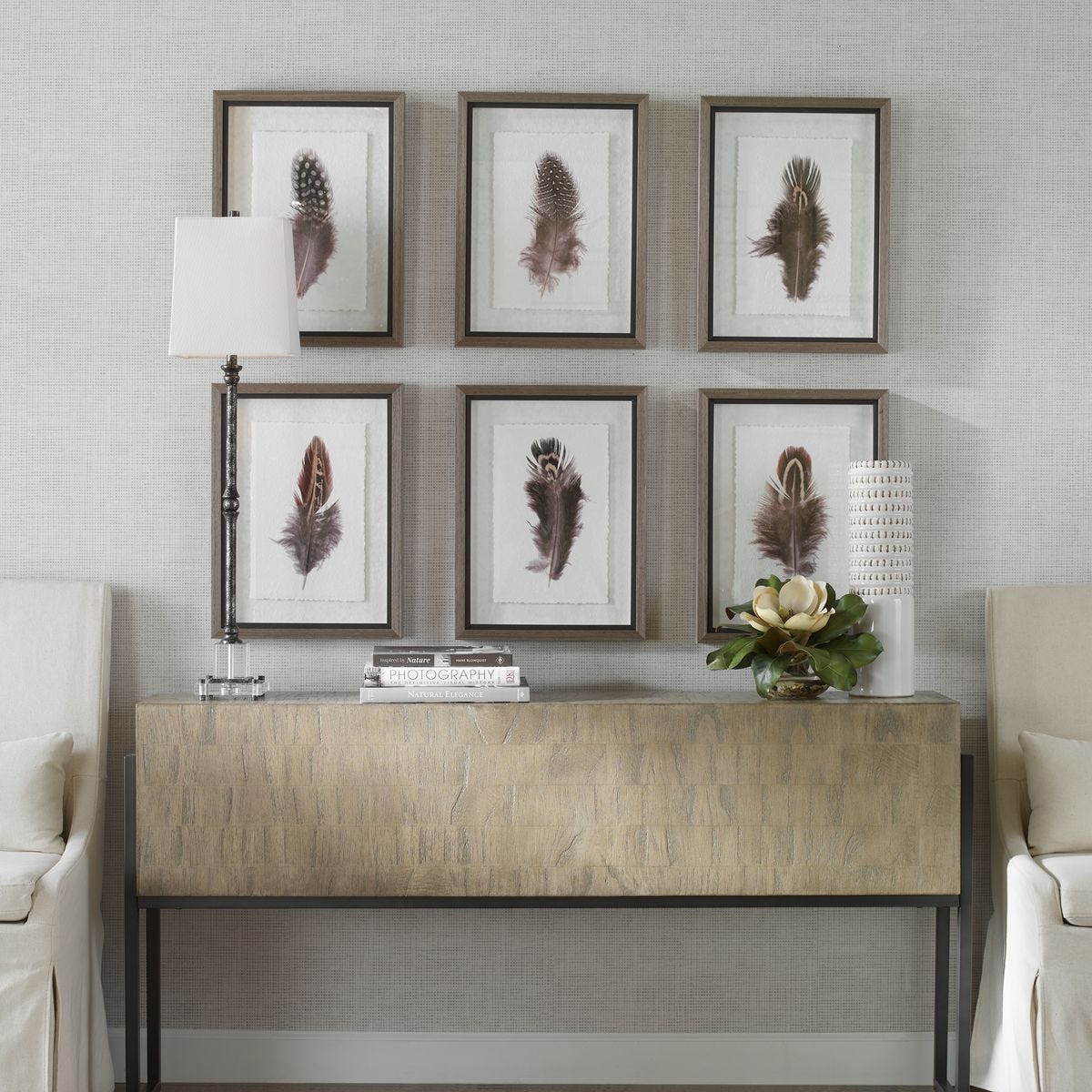 Birds of a Feather Framed Prints, S/6 – Art by Uttermost | Sutter & Vale