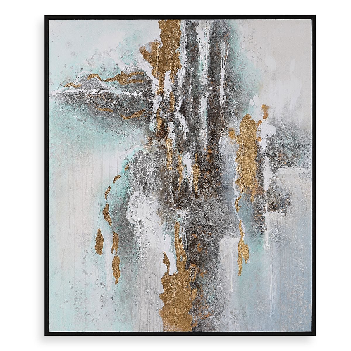 Mountain Mist Hand Painted Canvas – Art by Uttermost | Sutter & Vale