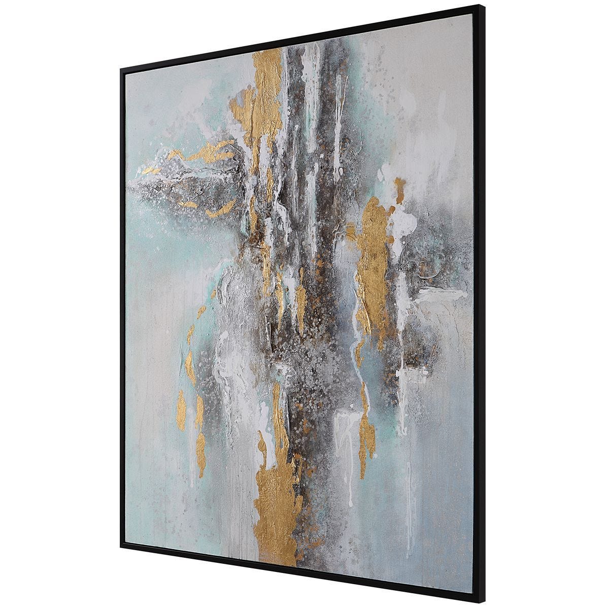 Mountain Mist Hand Painted Canvas – Art by Uttermost | Sutter & Vale