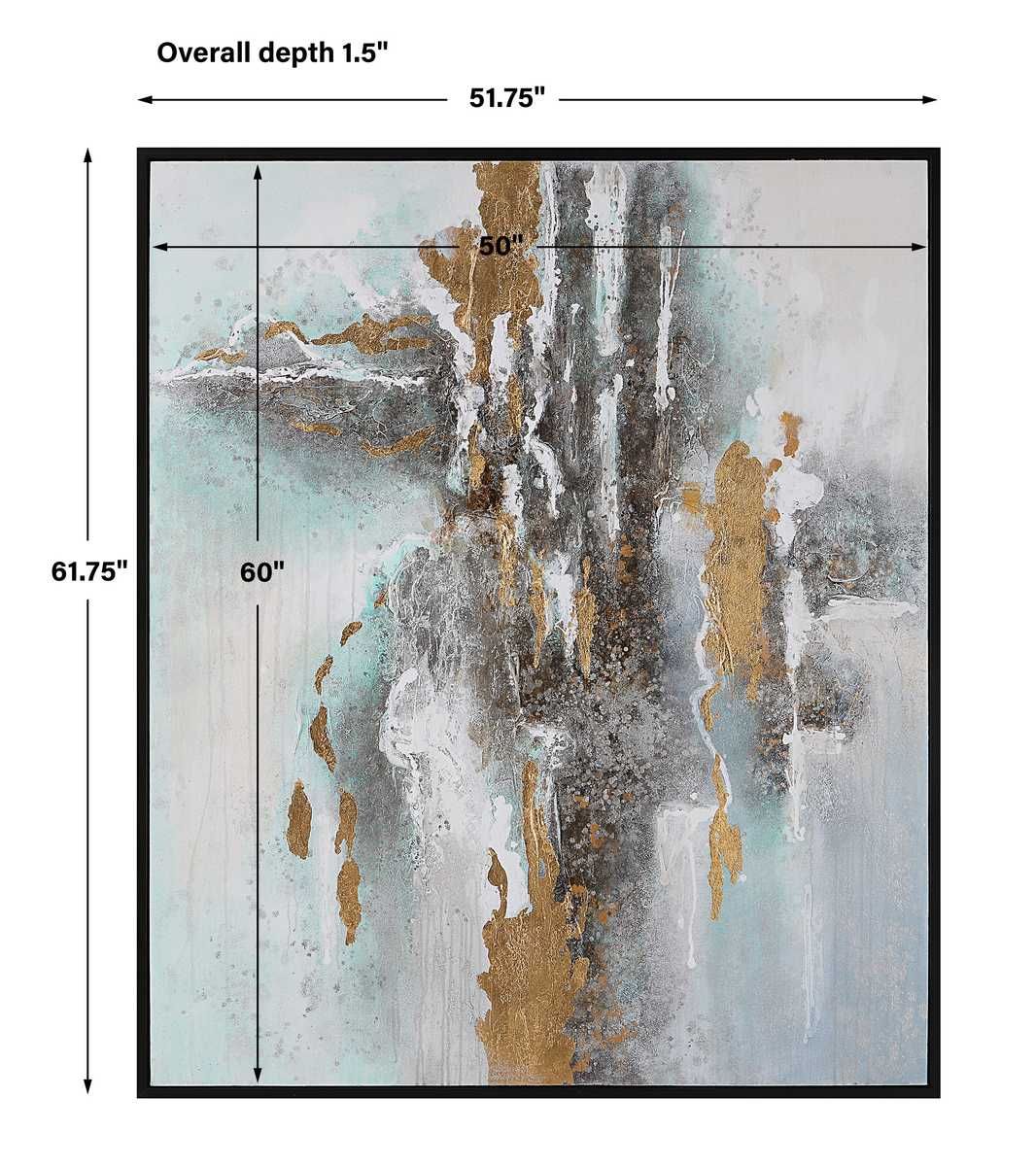 Mountain Mist Hand Painted Canvas – Art by Uttermost | Sutter & Vale