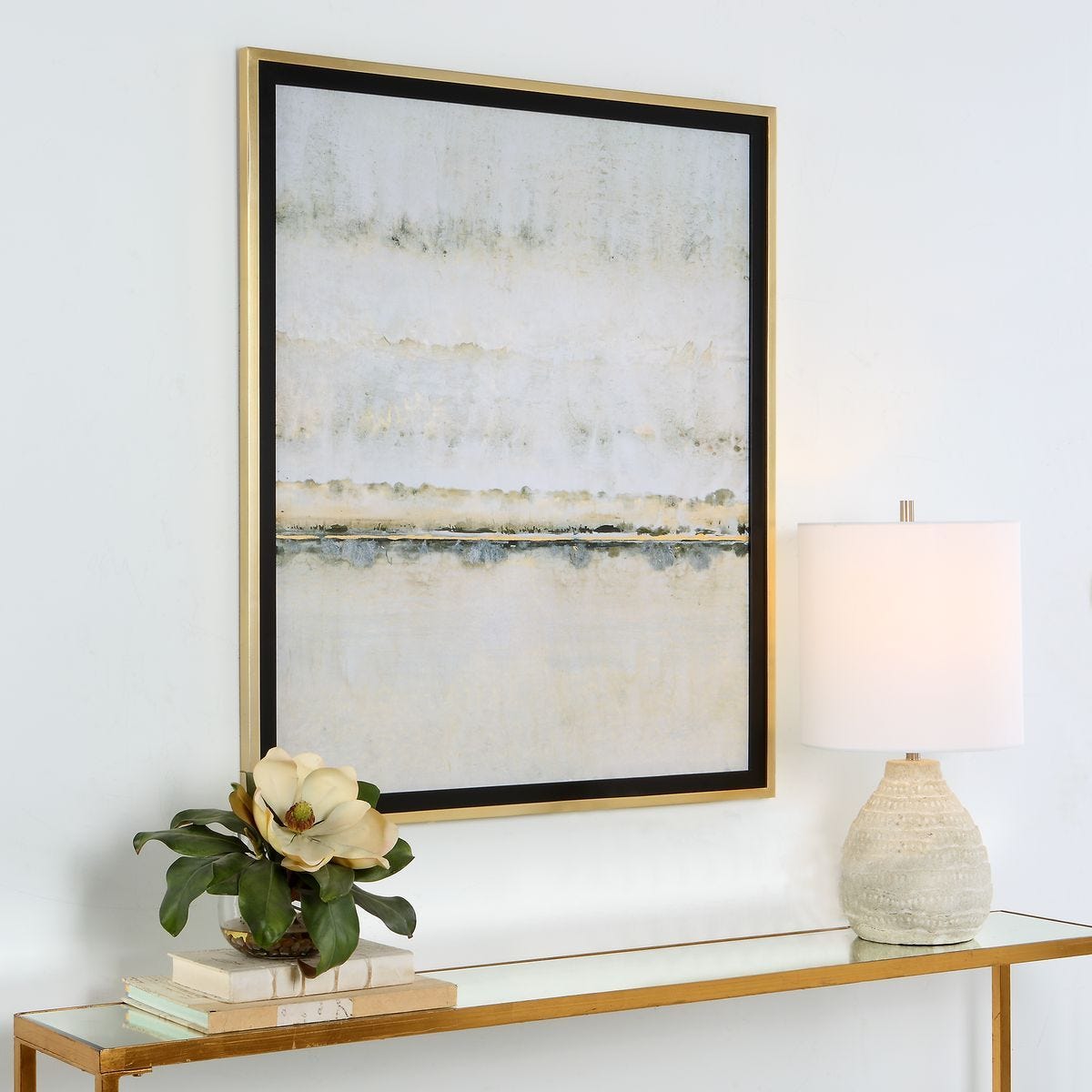 Gilded Horizon Framed Print – Art by Uttermost | Sutter & Vale