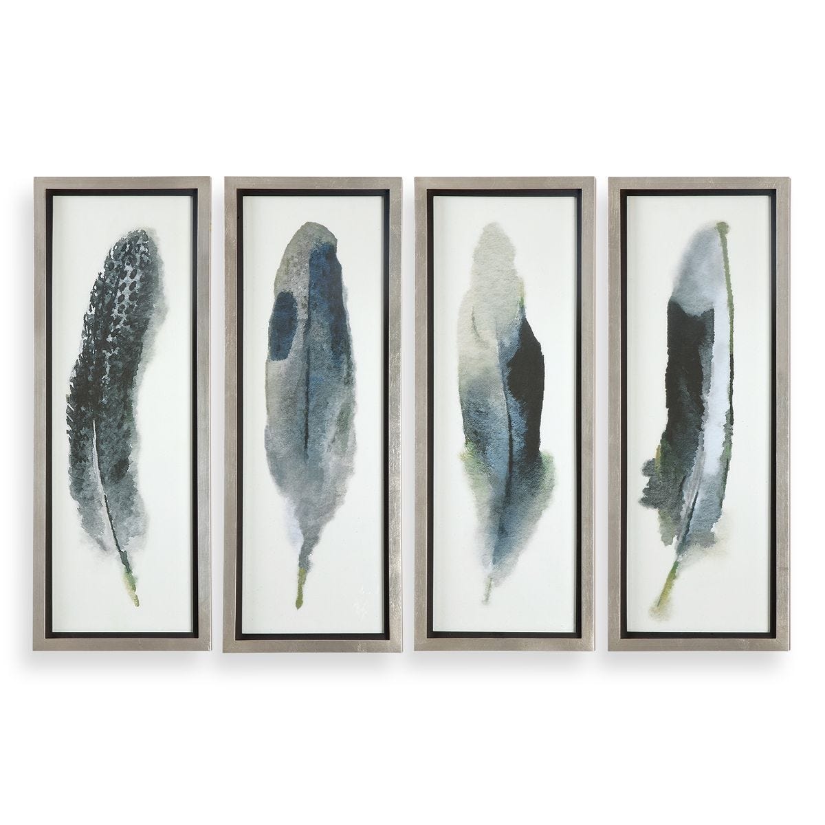Feathered Beauty Framed Prints, S/4 – Art by Uttermost | Sutter & Vale