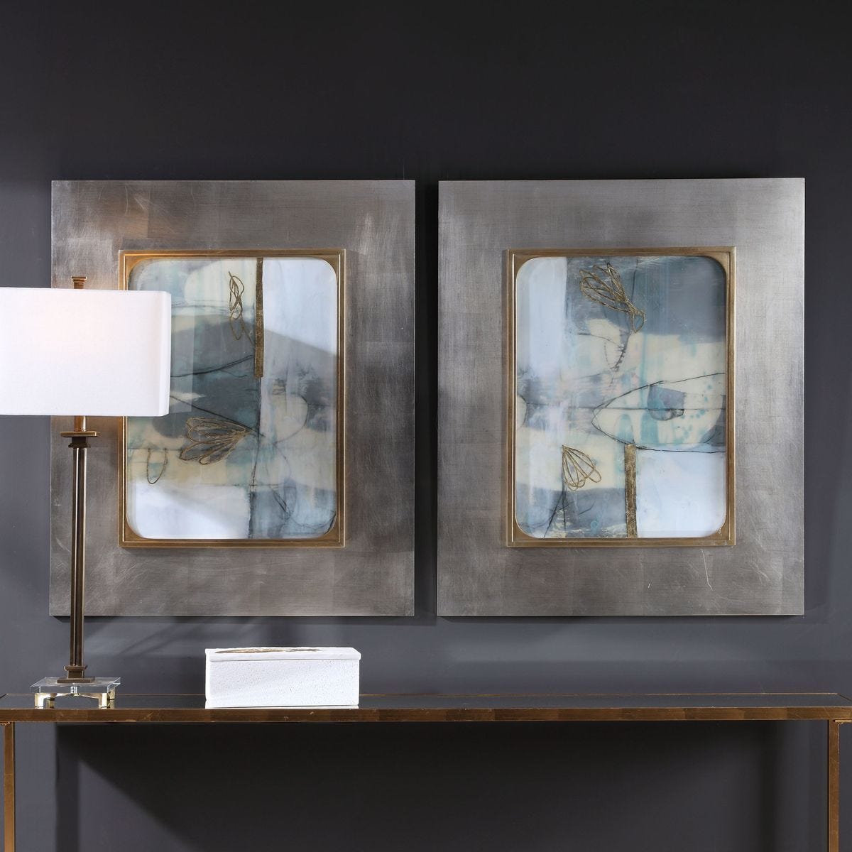 Gilded Whimsy Framed Prints, S/2 – Art by Uttermost | Sutter & Vale