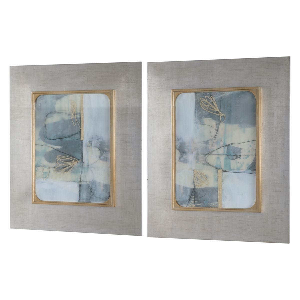 Gilded Whimsy Framed Prints, S/2 – Art by Uttermost | Sutter & Vale
