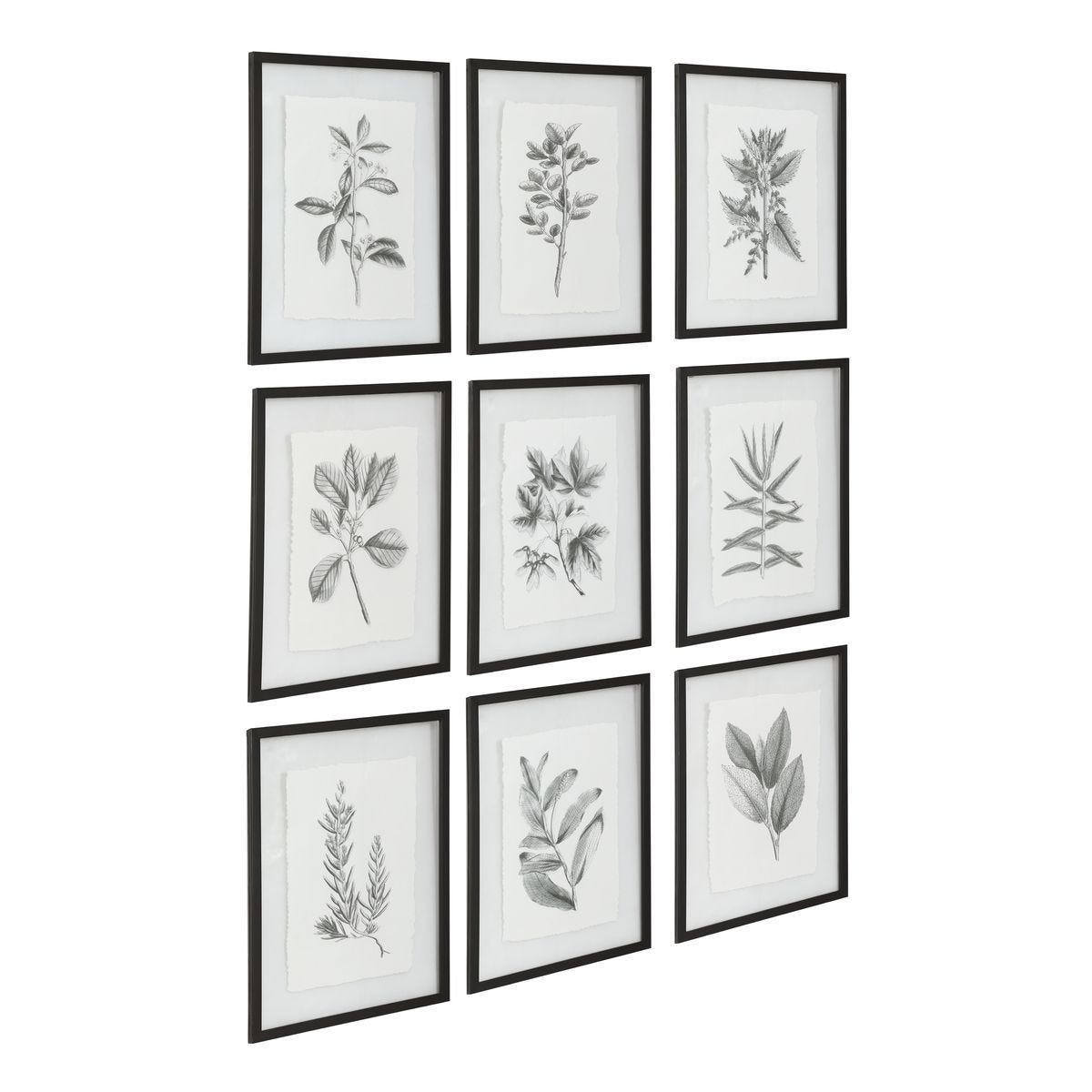 Farmhouse Florals Framed Prints, S/9 3 Cartons – Art by Uttermost | Sutter & Vale