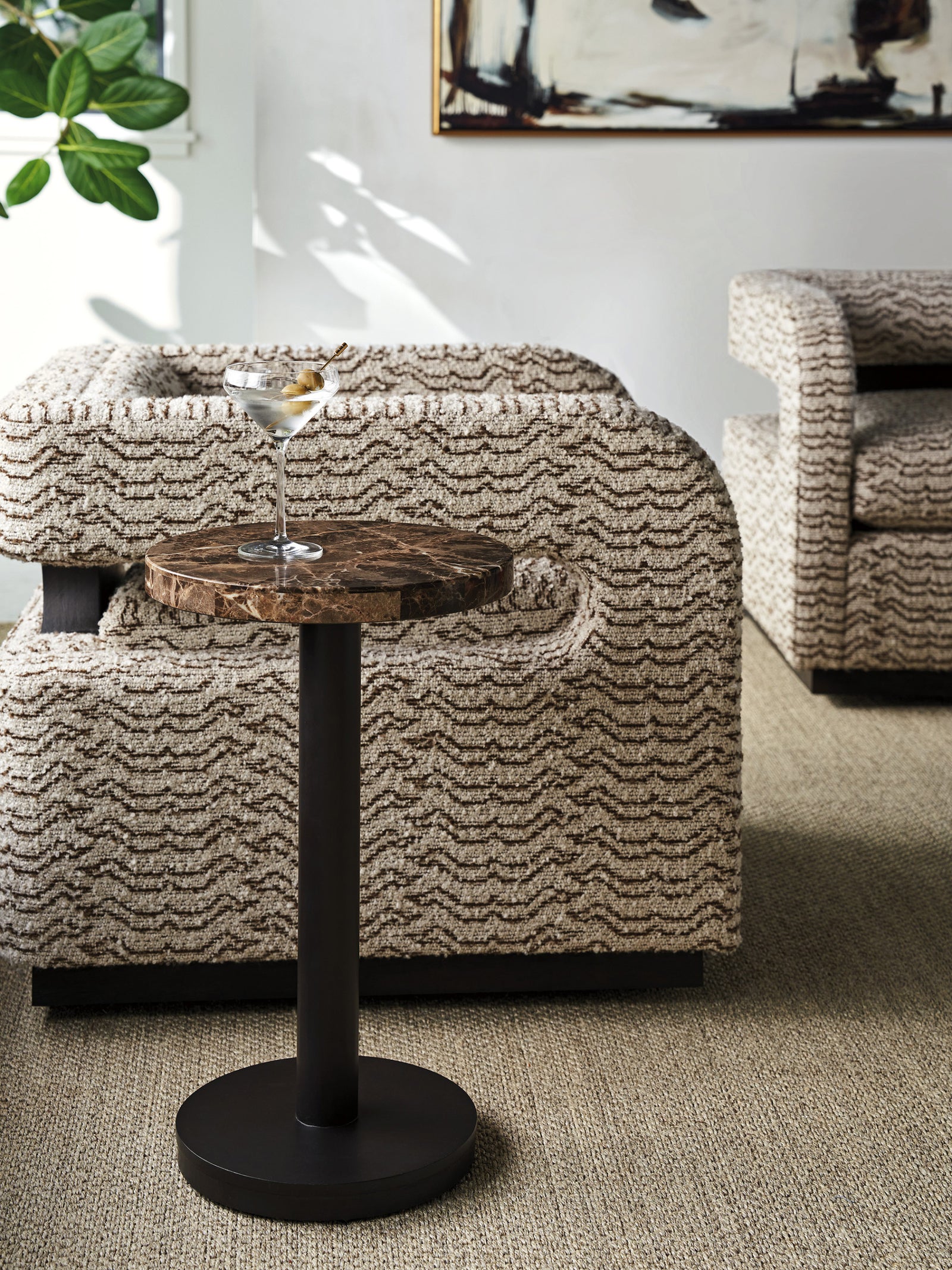 Kampala Round Accent Table