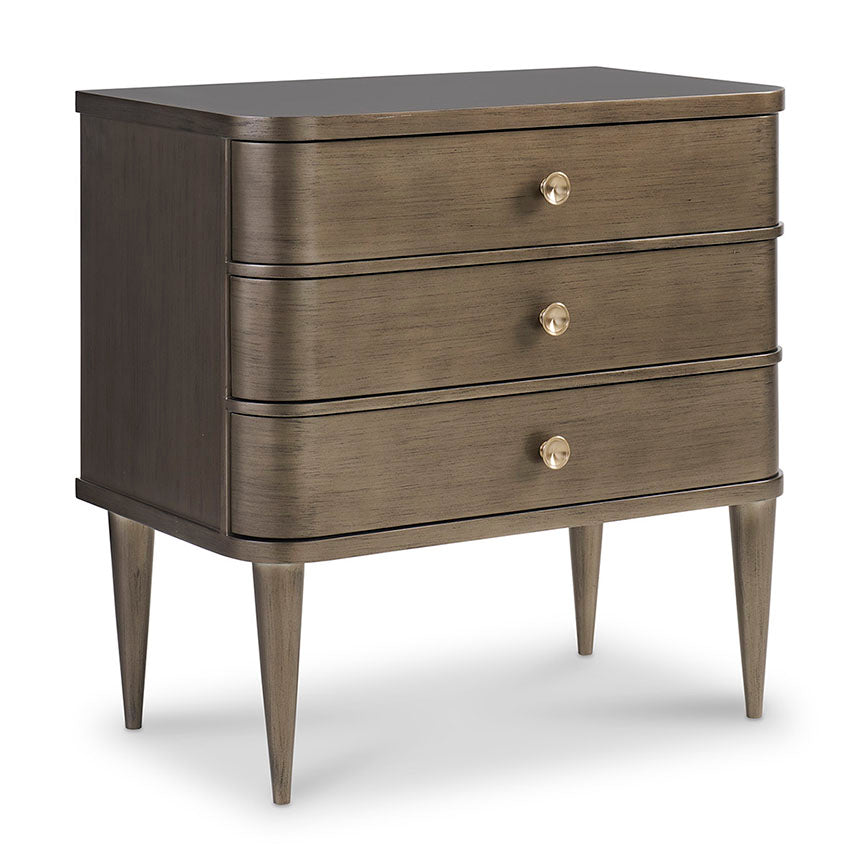 Novella Three Drawer Nightstand