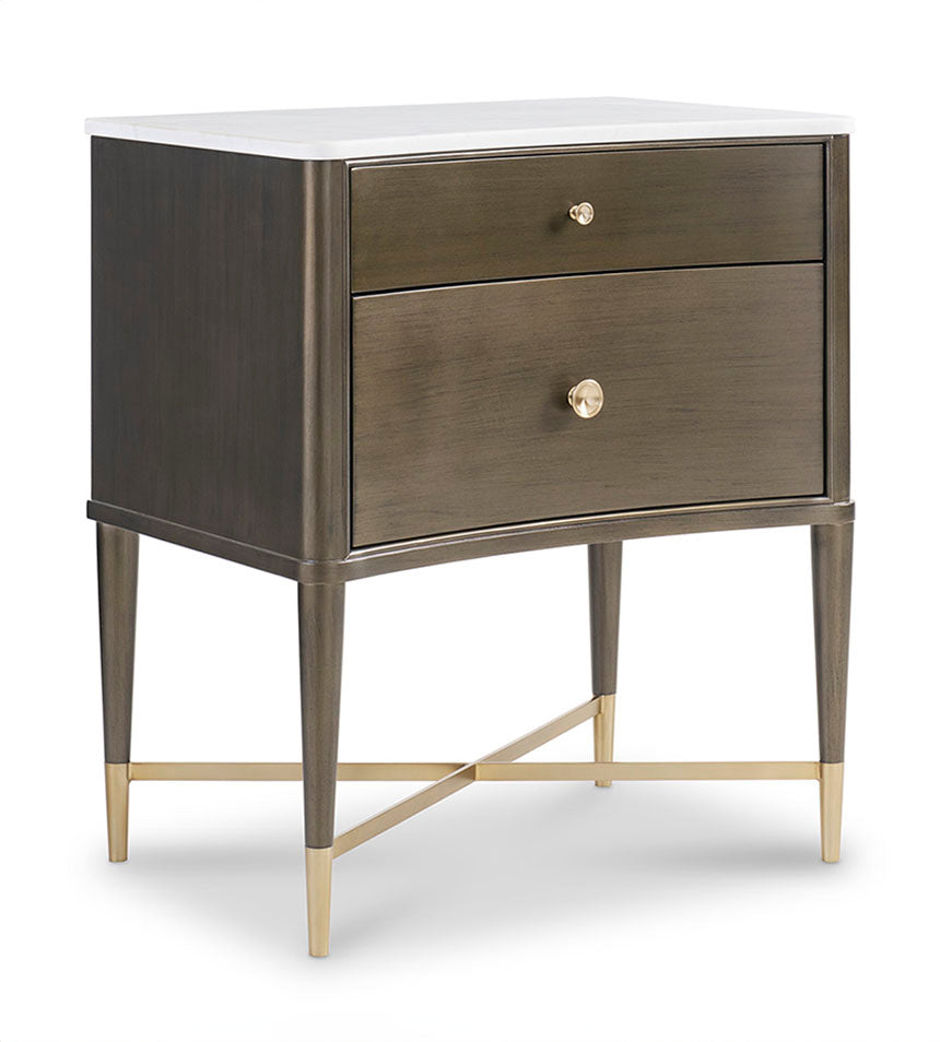 Novella Nightstand With Stone Top