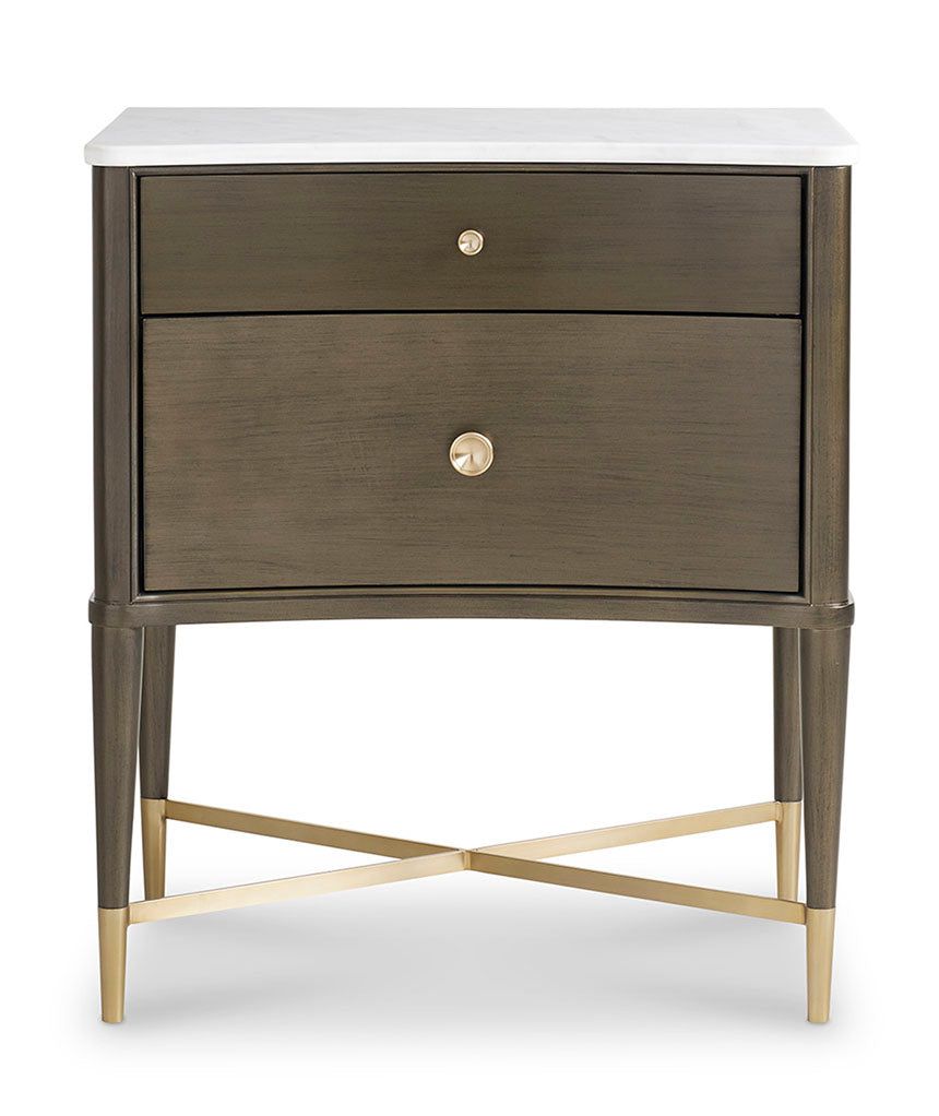 Novella Nightstand With Stone Top