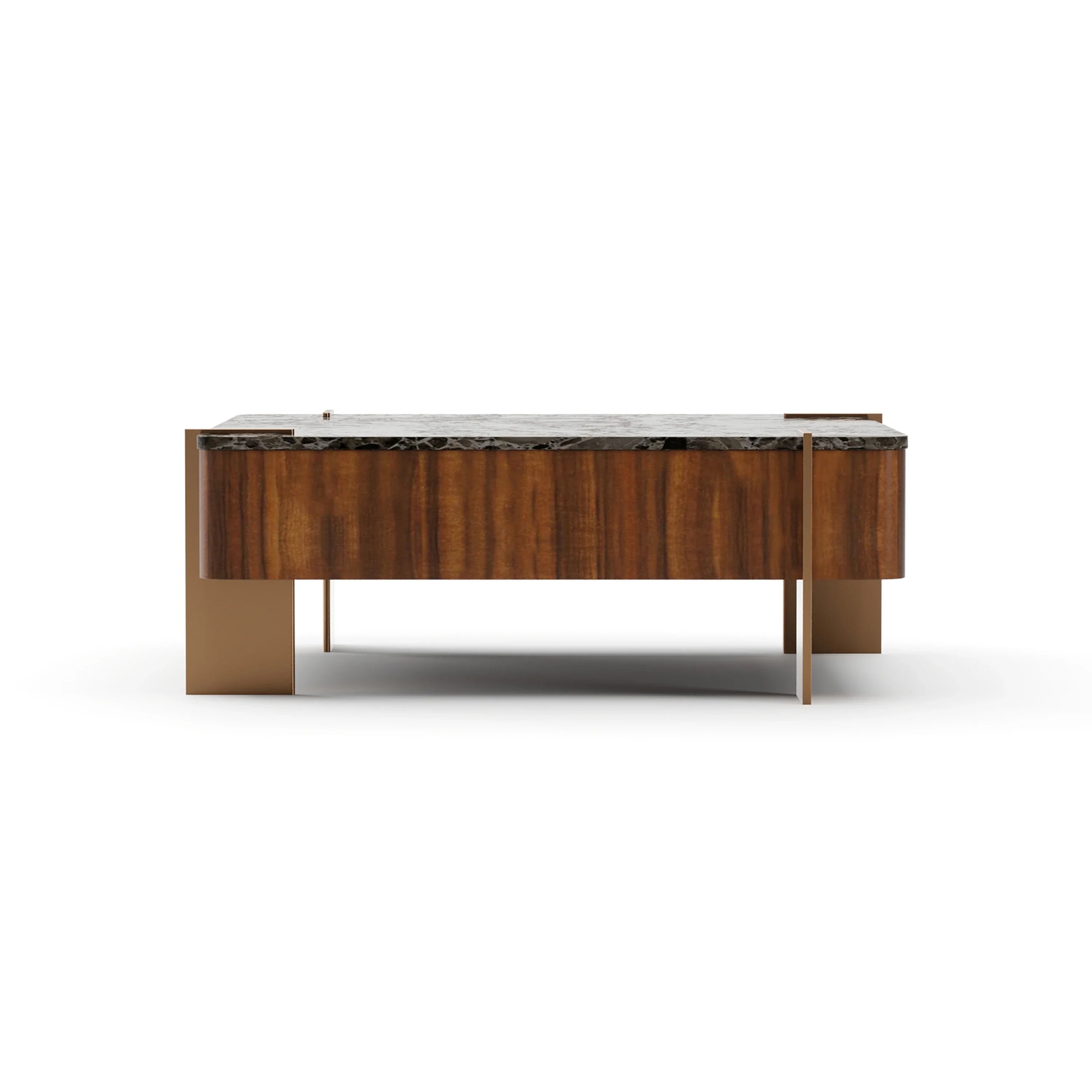 Altura Sq Stone Top Cocktail Tbl – Cocktail Tables by Caracole | Sutter & Vale