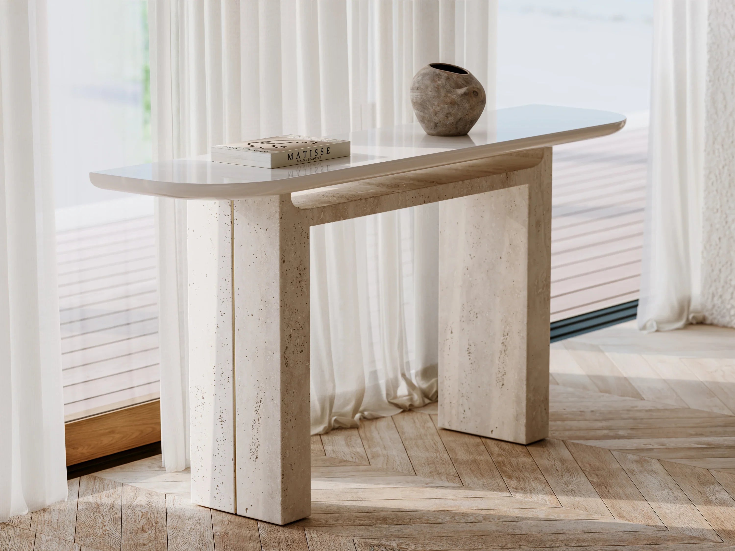 Overlap Console Light – Consoles & Desks by Caracole | Sutter & Vale