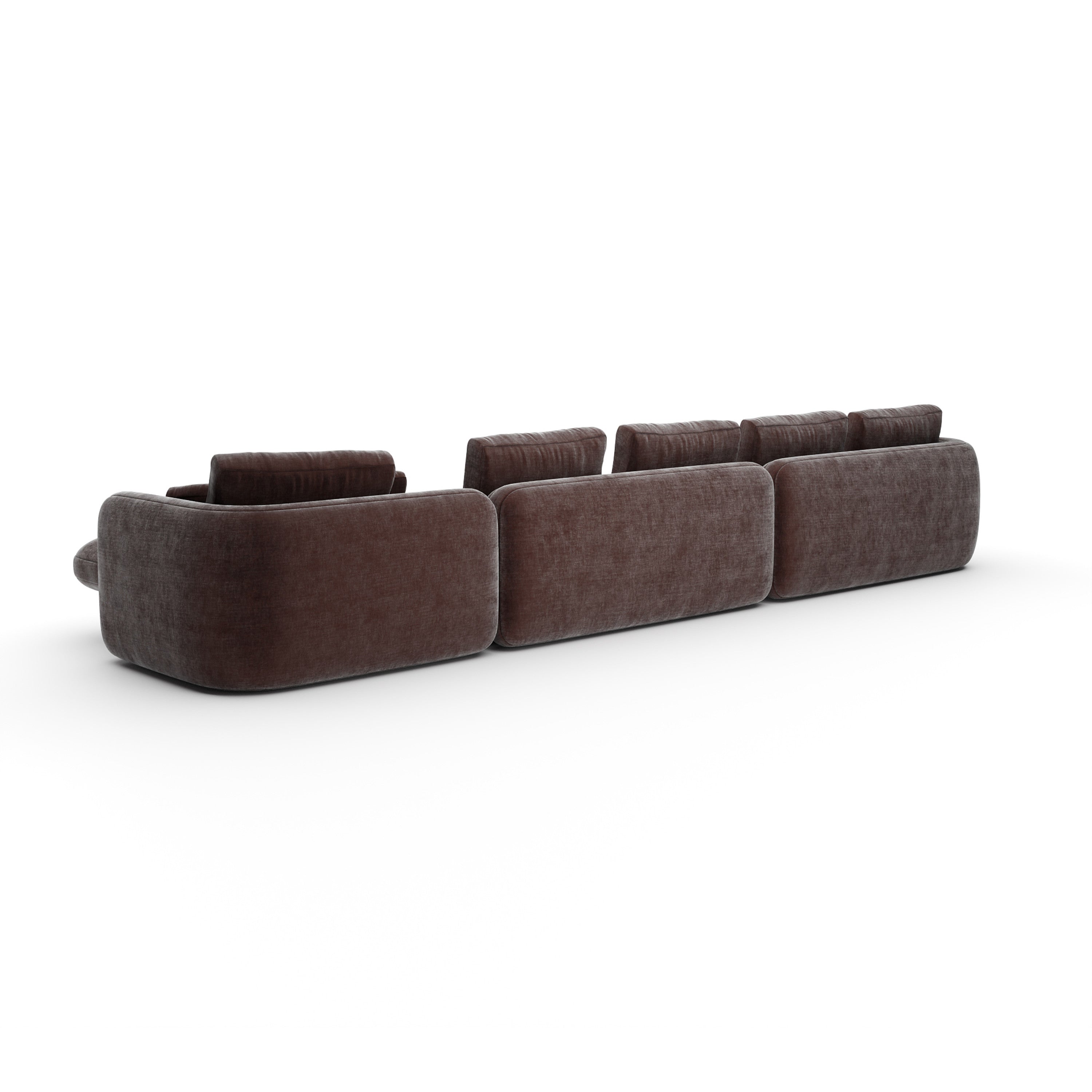 Overlap Right Chaise Sec Large Dk Taupe – Sectionals by Caracole | Sutter & Vale