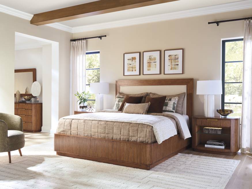 Pendry Upholstered Panel Bed