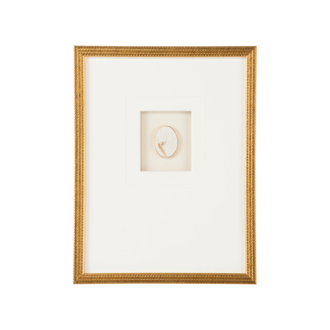 Botanical Relief I in 17.25h x 13.25w x 1d / Plaster - Chelsea House