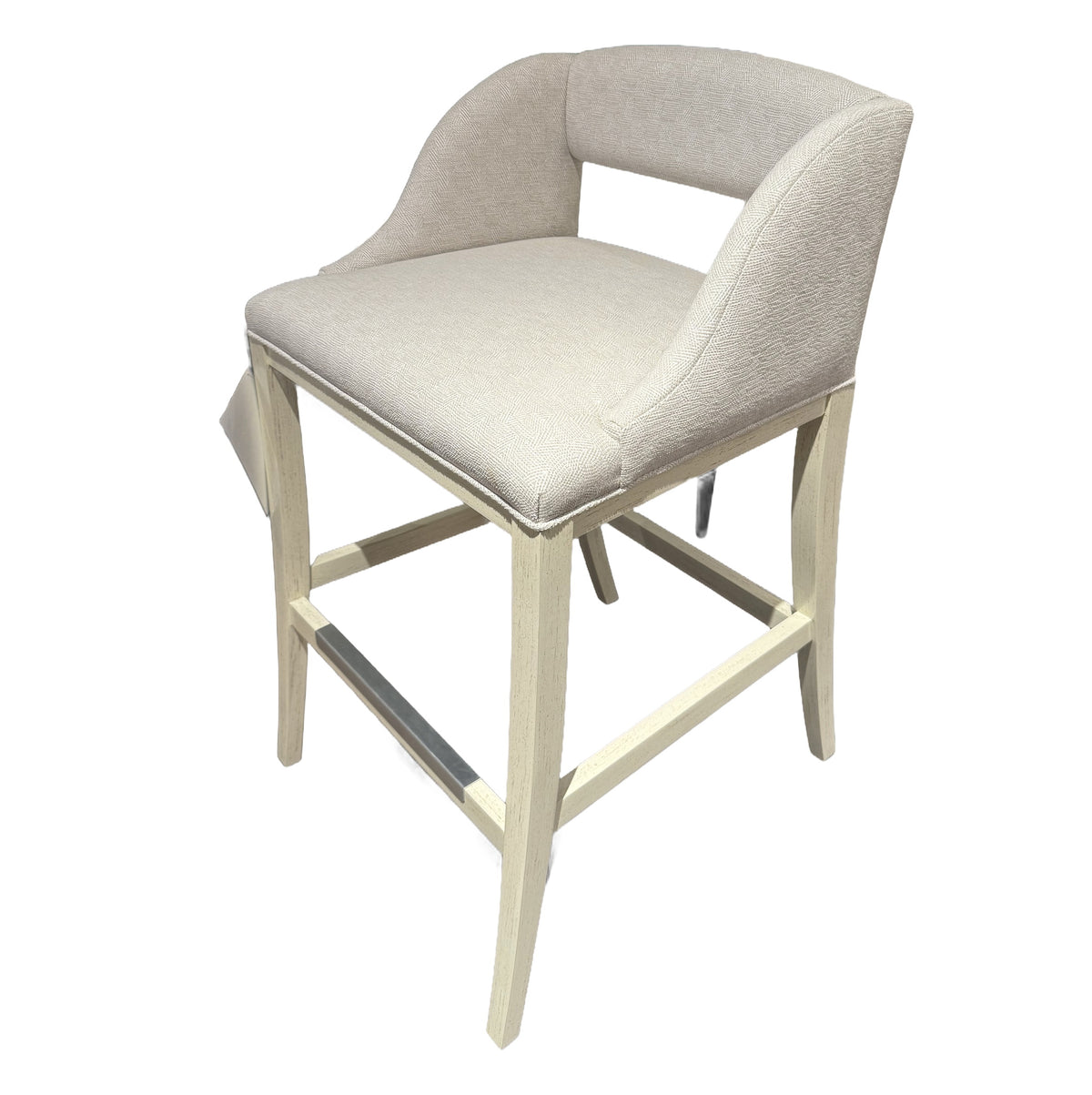 Palermo Bar Stool in Woodson Oatmeal