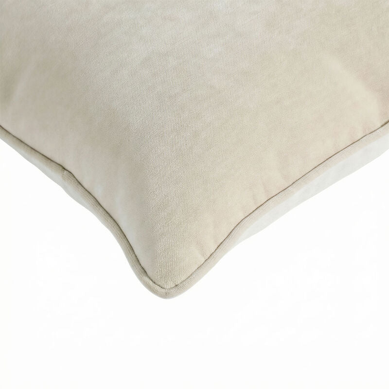 Plush Velvet Oatmeal 12x20