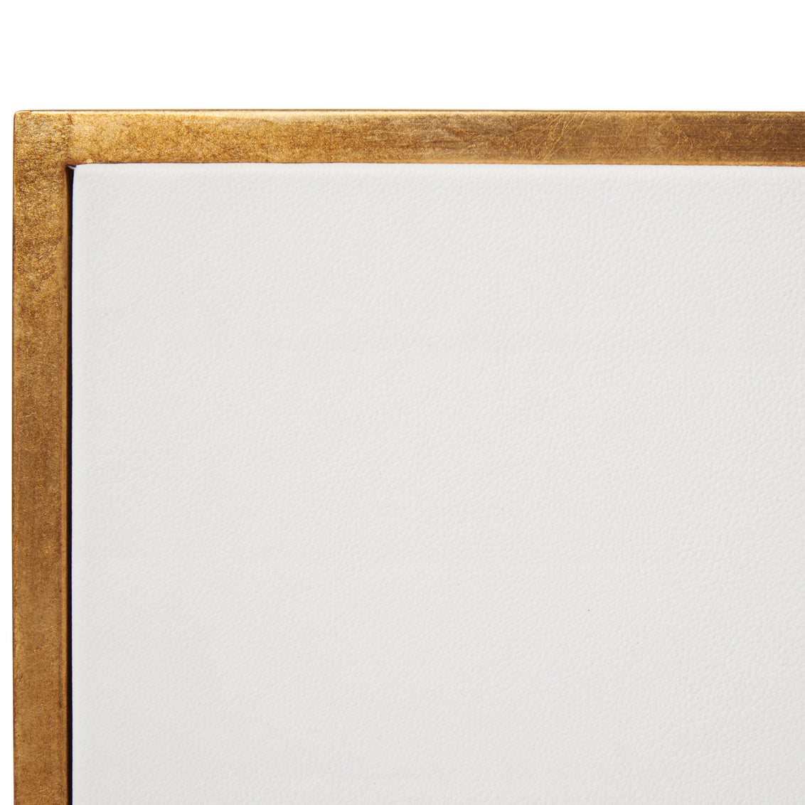 Vosges Console in White / Leather - Chelsea House