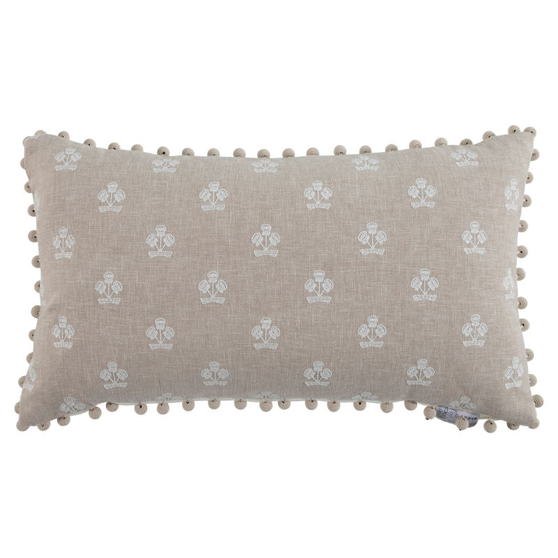 Flower Basket Moss Feather 20x20