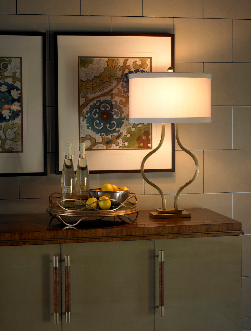 Brass Bow Lamp