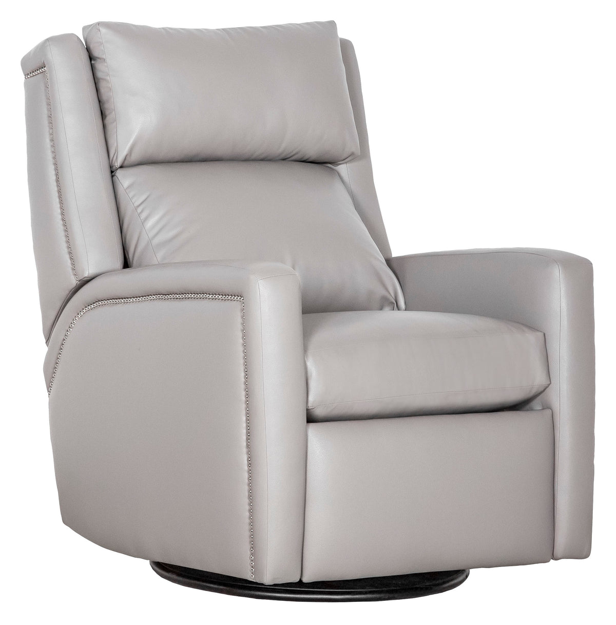 Drake Leather Manual Swivel Glider Recliner (L-450G-MR) - Fairfield Chair