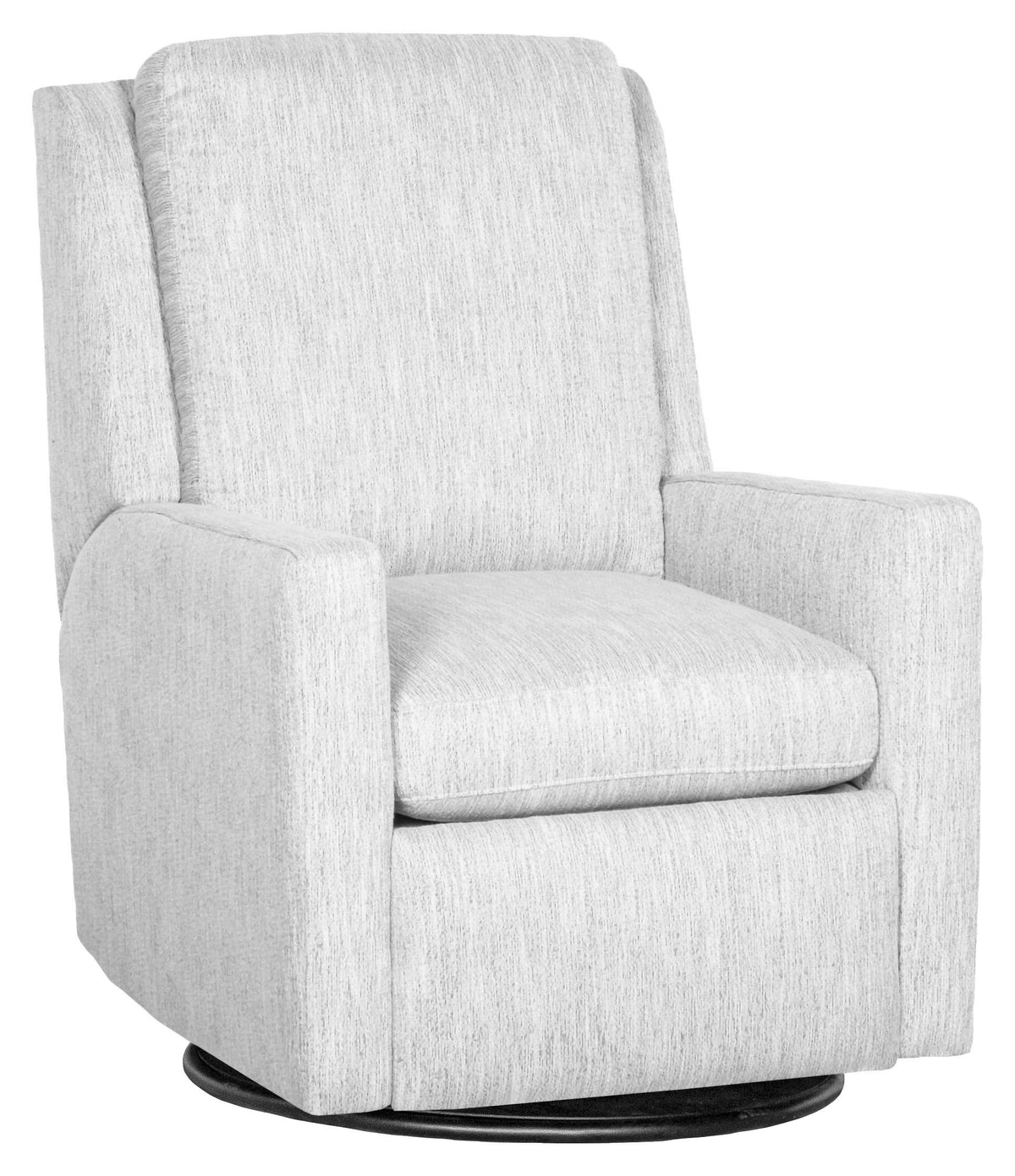 Track Arm Leather Manual Swivel Glider Recliner (L-452G-MR) - Fairfield Chair