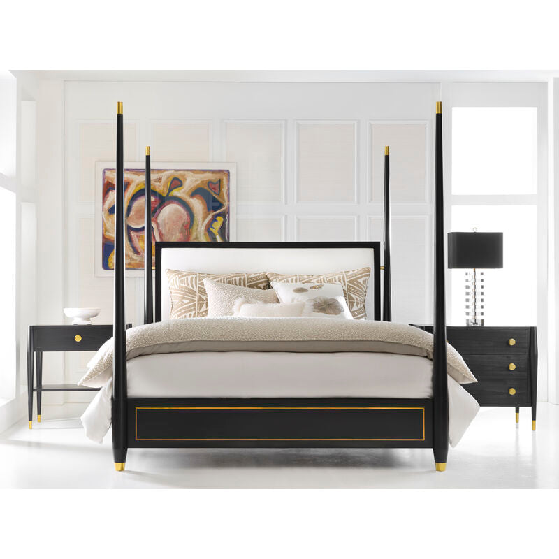 Concourde King Bed-Ebony