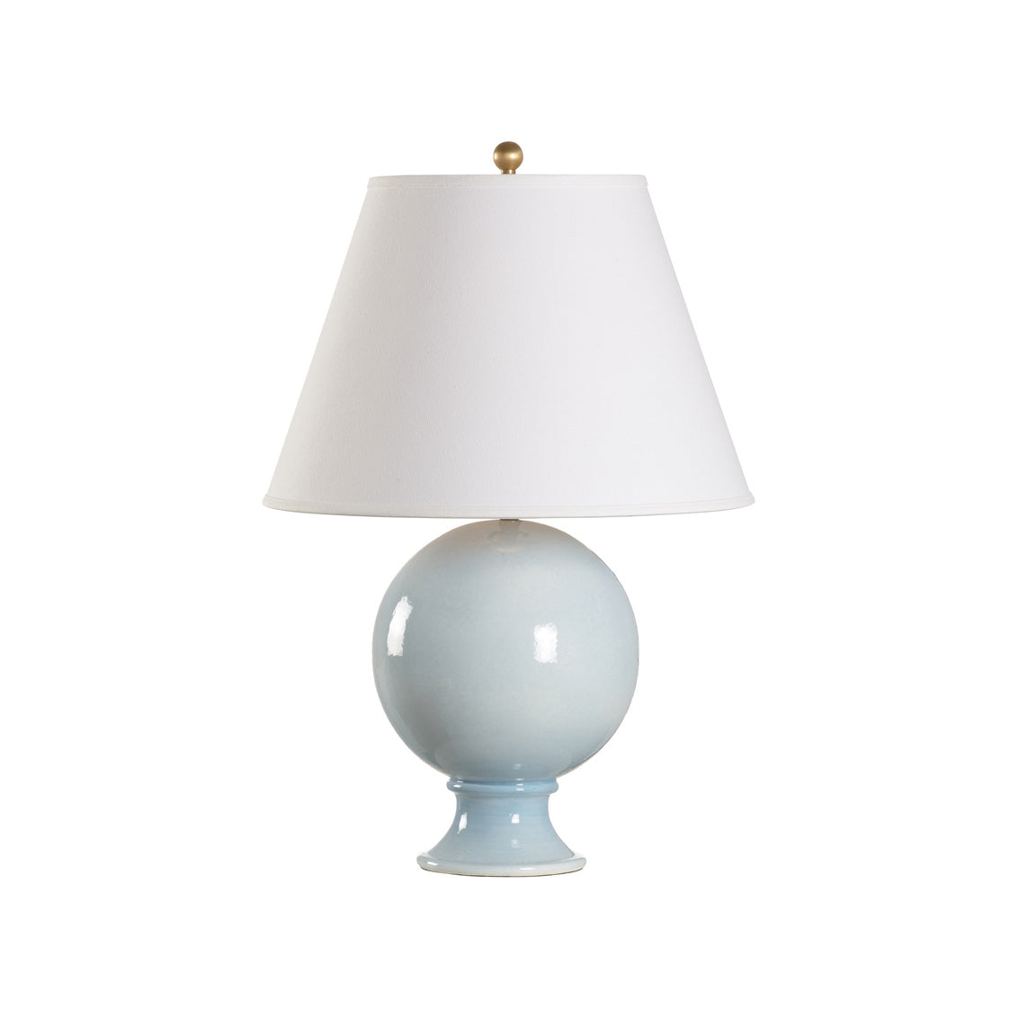 Sphere Table Lamp - Blue in 30 / Ceramic/Porcelain - Chelsea House