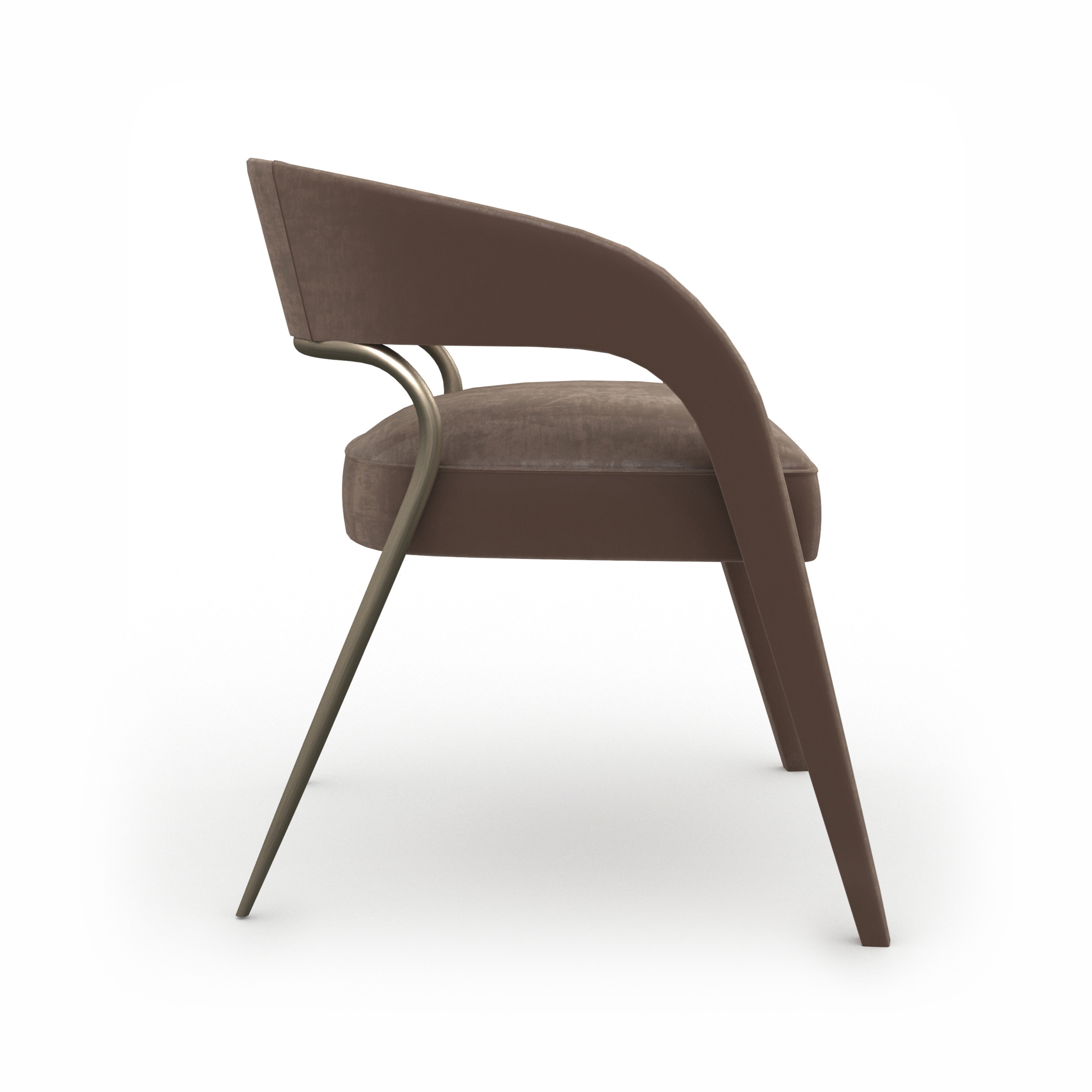 Gazelle Dining Chair - Mink – Dining Chairs by Caracole | Sutter & Vale