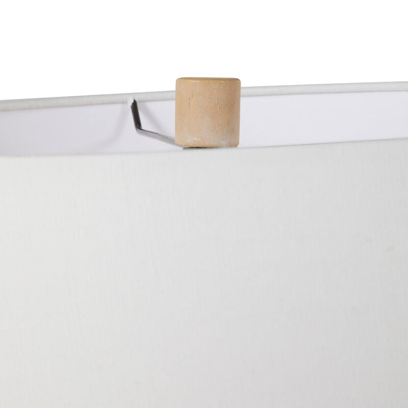 Maddox Table Lamp-White