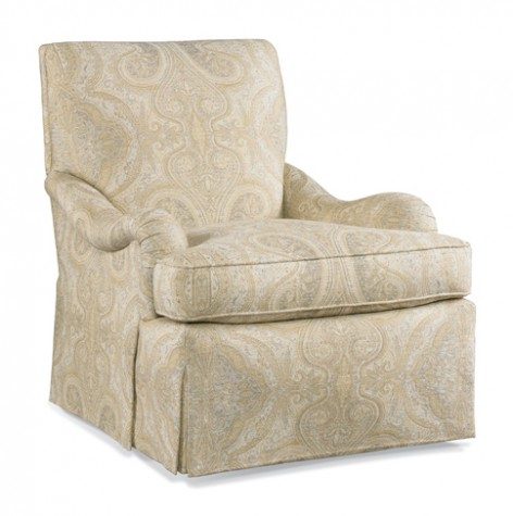fully upholstered chair