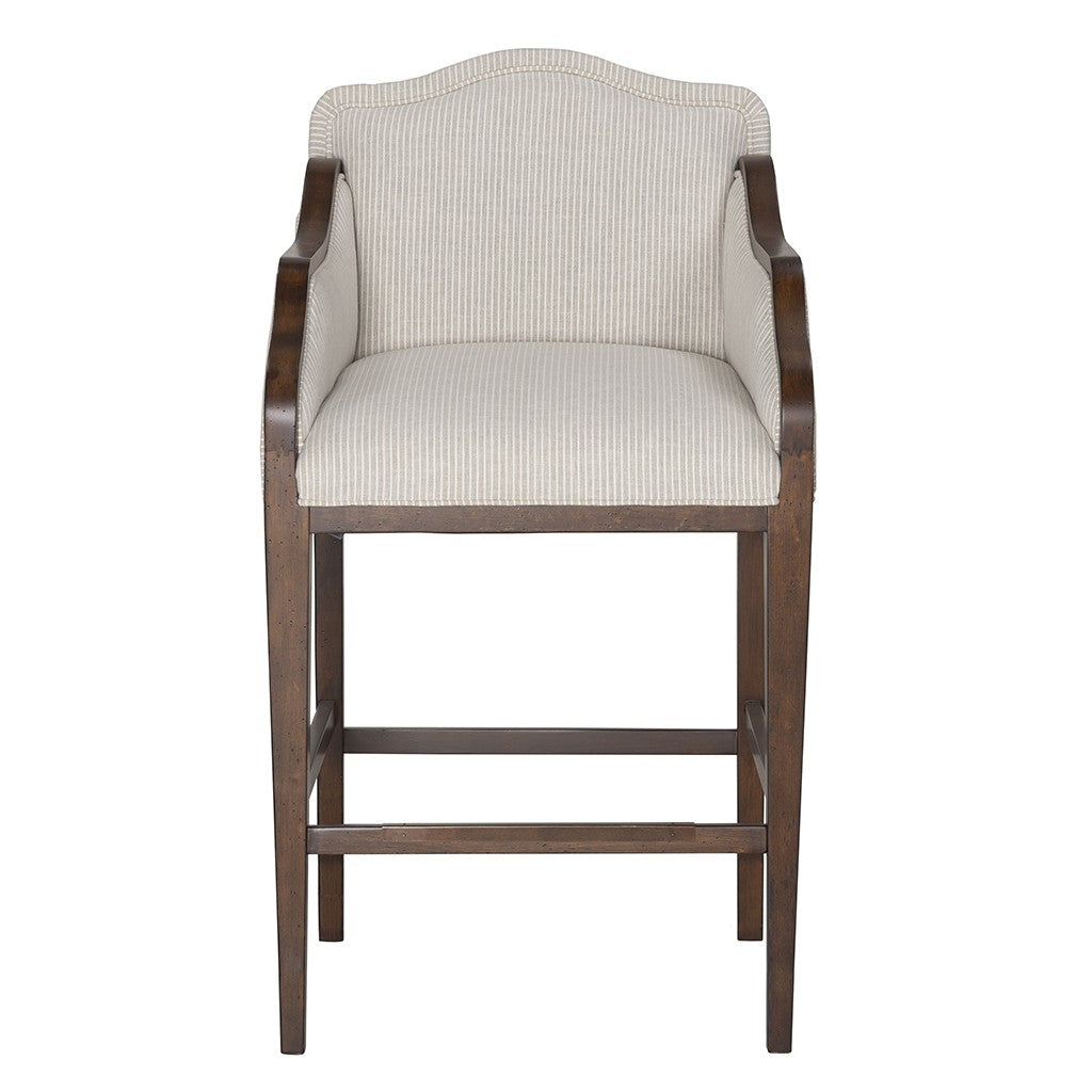 Anderson Arm Bar Stool with Pull (4605-06-P) - Fairfield Chair